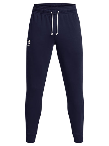 Pantaloni Uomo Under Armour - Jogger Ua Rival Terry - Blu