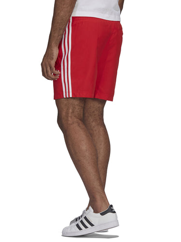 Pantaloncini e calzoncini Uomo Adidas - Adicolor Classics 3-Stripes Swim Shorts - Rosso