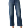 Jeans Donna Levi's - Ribcage Straight Ankle Jeans - Middle Road - Blu