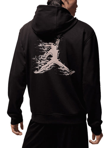 Felpe con cappuccio Uomo Nike - Felpa Jordan Sport Crossover - Nero