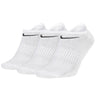 Calze Unisex Nike - Everyday Lightweight No-Show 3Pp Socks - Bianco