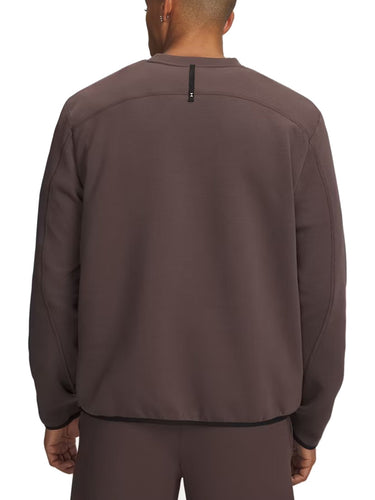 Felpe senza cappuccio Uomo Under Armour - Felpa Girocollo Ua Unstoppable Fleece - Marrone
