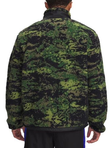 Giacche Uomo Under Armour - Ua Icon Crew High Pil - Verde