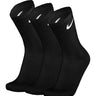 Calze Unisex Nike - Calze Everyday Lightweight Crew - 3 Paia - Nero