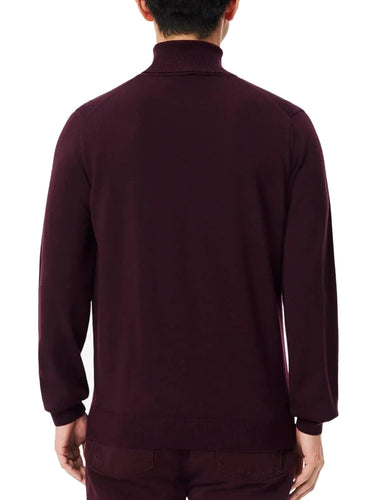 Maglioni Uomo Lacoste - Pullover Da Uomo In Lana Merino Con Collo Alto - Marrone