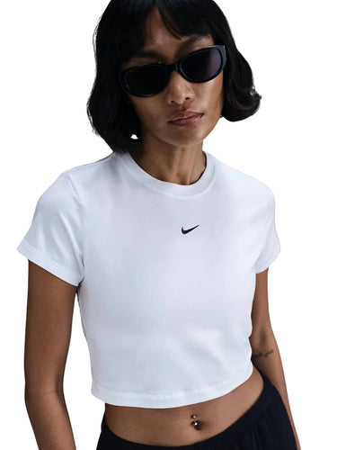 T-shirt Donna Nike - T-Shirt Sportswear Chill Knit - Bianco