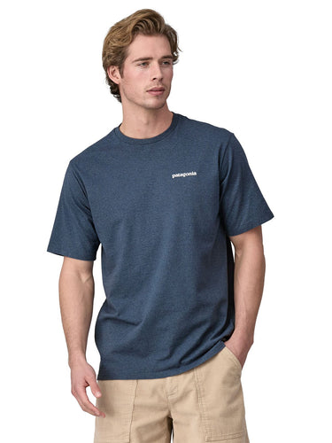 T-shirt Uomo Patagonia - Men's P-6 Logo Responsibili-Tee® - Blu