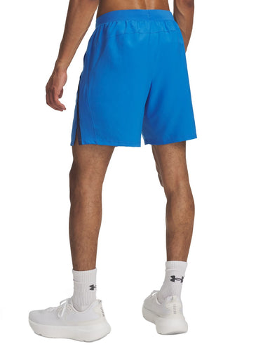 Pantaloncini Uomo Under Armour - Short Ua Launch 18 Cm - Blu