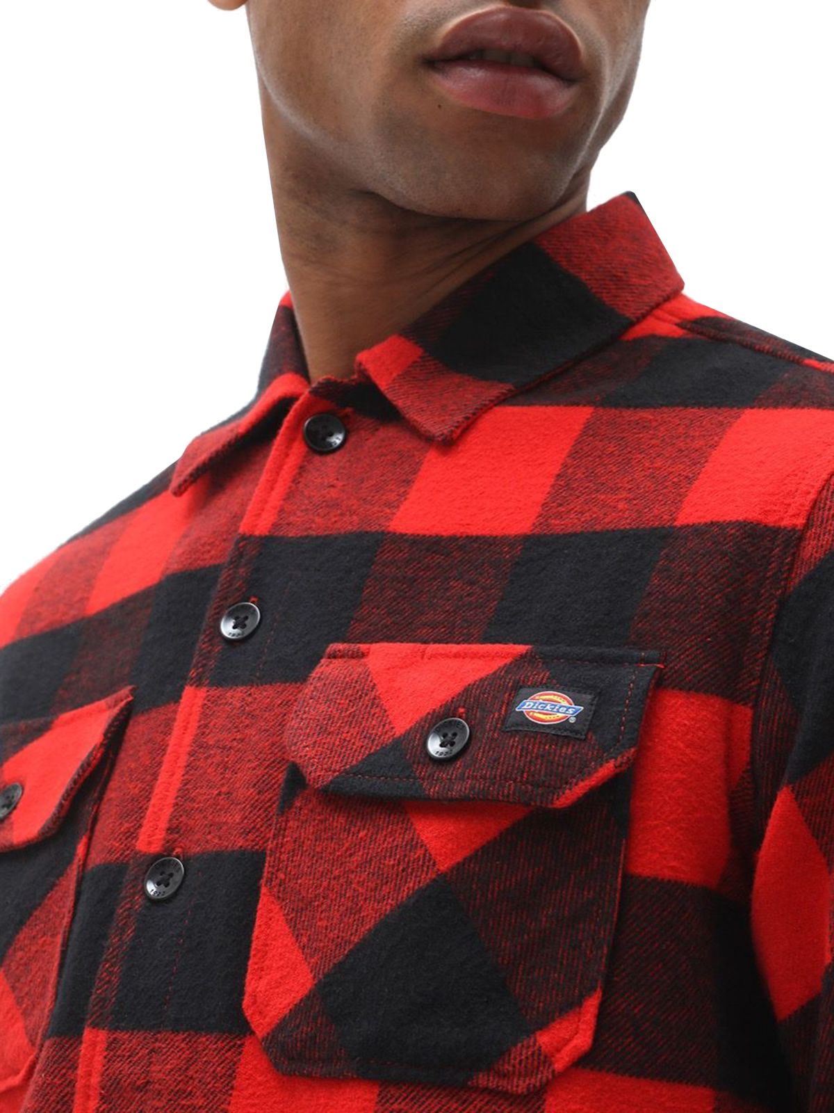 Camicie casual Uomo Dickies - New Sacramento Shirt - Rosso