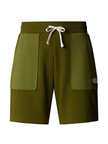 Pantaloncini Uomo The North Face - M's Terry Regular Short - Verde