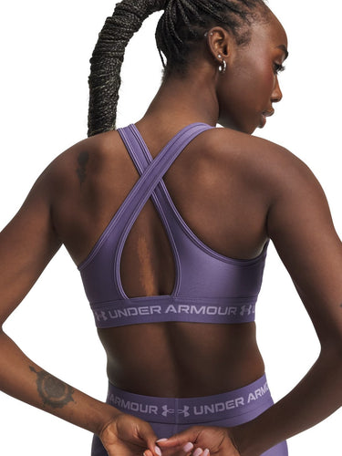 Reggiseni sportivi Donna Under Armour - Reggiseno Sportivo Armour® Mid Crossback - Viola