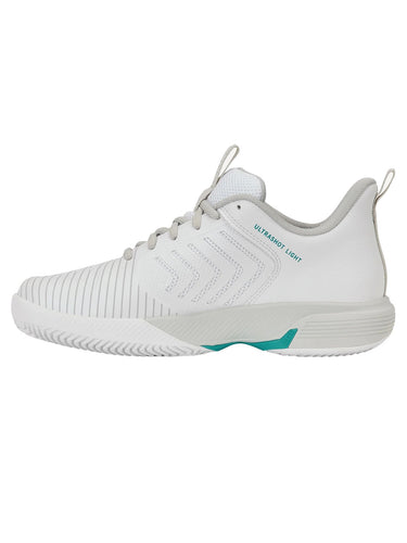 Scarpe da tennis Donna K-Swiss - Scarpa Ultrashot Light Clay - Bianco