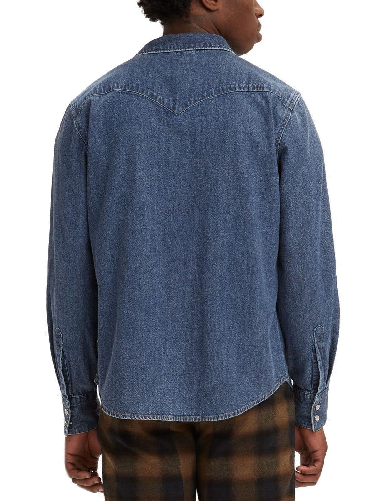 Camicie casual Uomo Levi's - Camicia Western Barstow Taglio Standard - Blu