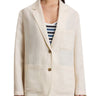 Giacche Donna Woolrich - Blazer In Viscosa E Lino - Beige