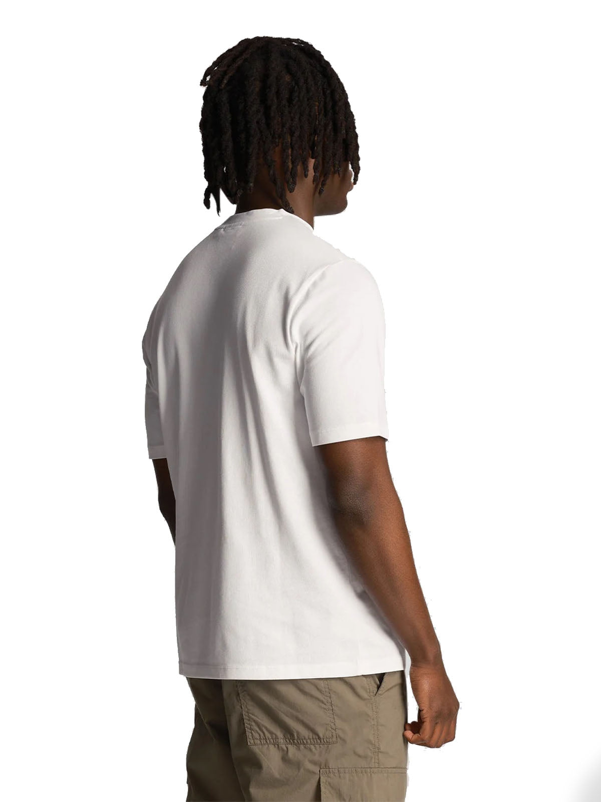 T-shirt Uomo Lyle & Scott - Plain Pique Pocket T-Shirt - Bianco