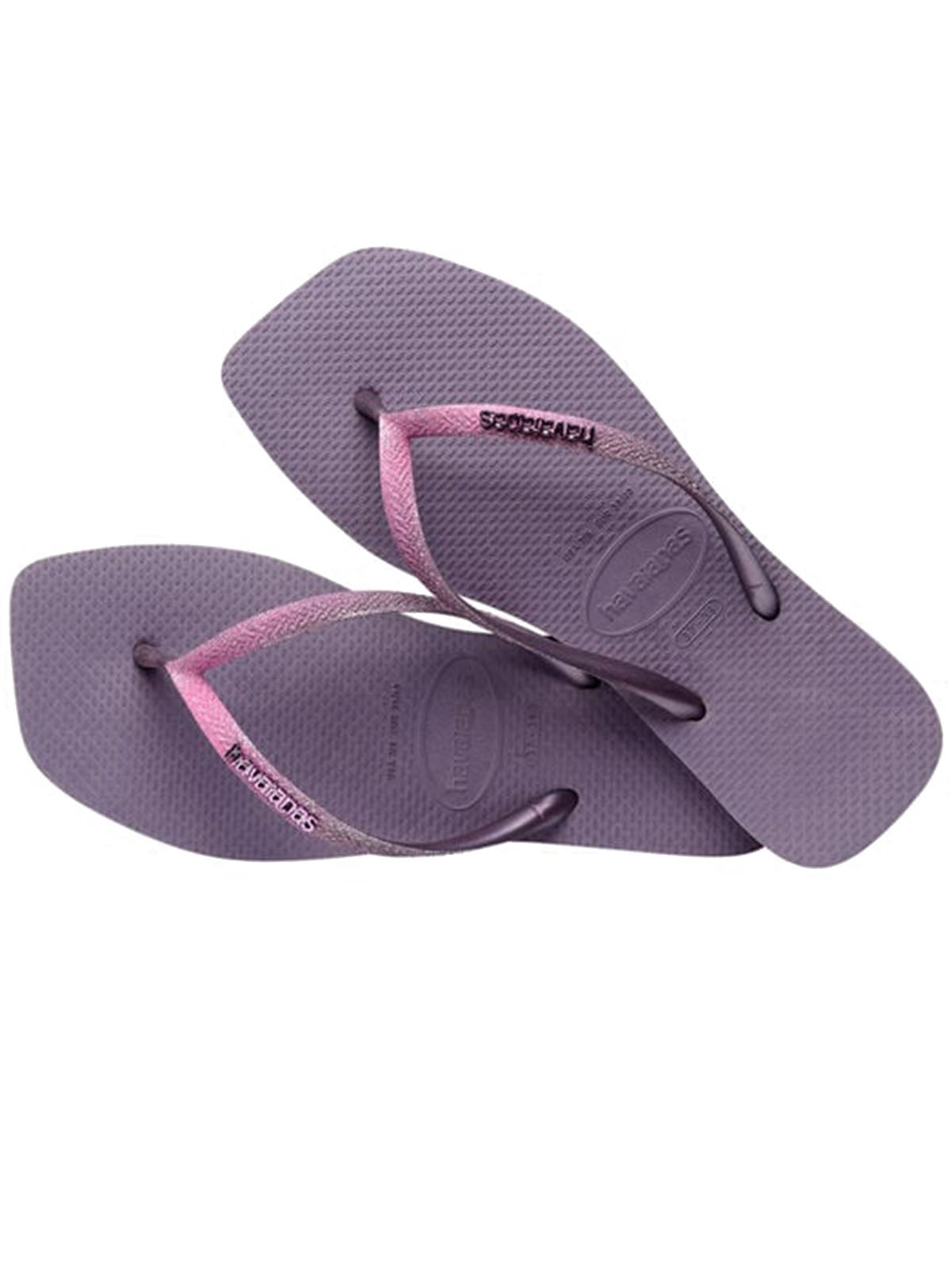 Havaianas Women's Flip Flops - Havaianas Square Glitter - Purple