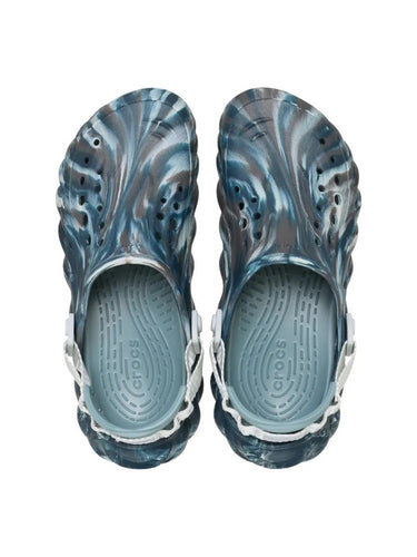 Sandali Uomo Crocs - Echo Marbled Clog - Blu
