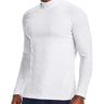 Maglie Uomo Under Armour - Maglia Mock Coldgear Fitted - Bianco