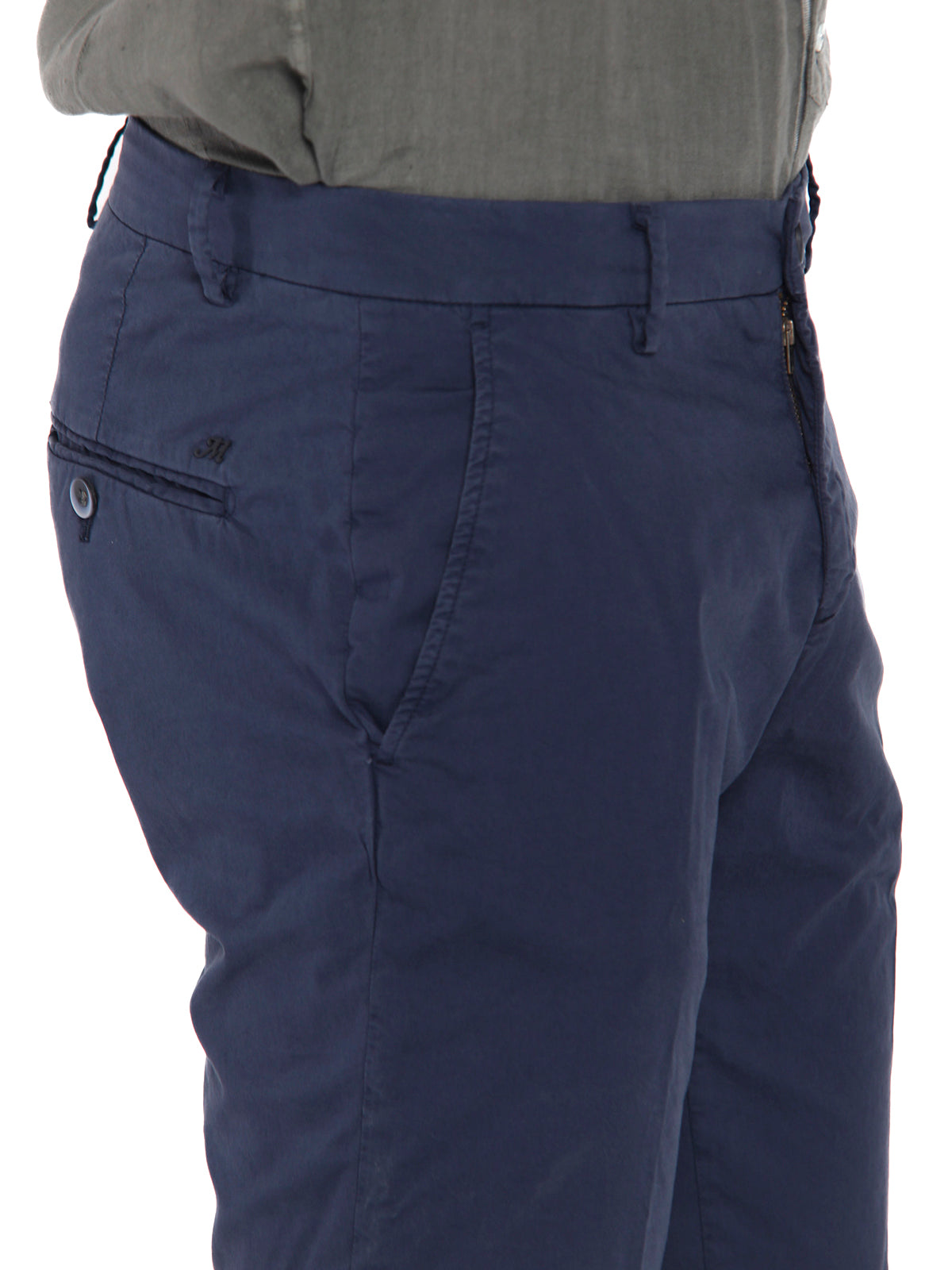 Pantaloni Uomo Mason's - Milano Style Pantalone Chino Extra Slim - Blu