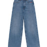 Jeans Donna Amish - Jeans Linda Used Cut - Blu