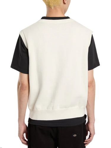 Gilet Uomo Dickies - Gilet In Maglia Summerdale - Avorio
