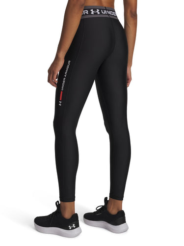 Leggings Donna Under Armour - Leggins Ua Tech Branded - Nero