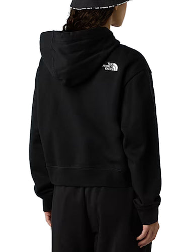 Felpe con cappuccio Donna The North Face - Felpa Con Cappuccio Corta In Vita Essential - Nero