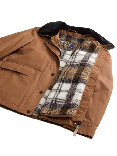 Giacche Donna Woolrich - Giacca Waxed - Marrone