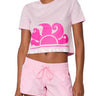 T-shirt Donna Sundek - T-Shirt Crop - Fucsia