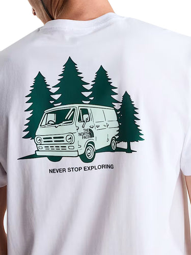 T-shirt Uomo The North Face - T-Shirt Van Life Relaxed - Bianco