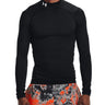Maglie Uomo Under Armour - Maglia Coldgear® Compression Mock - Nero
