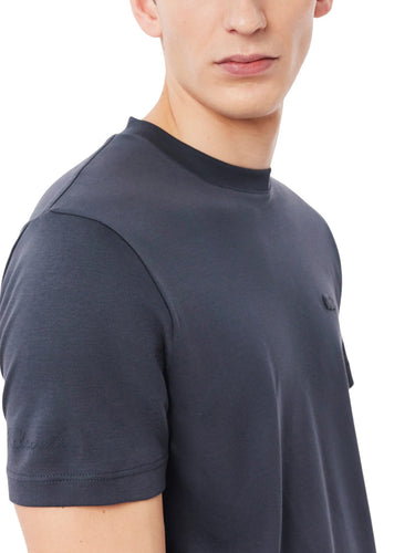 T-shirt Uomo Lacoste - T-Shirt Con Firma Ricamata - Grigio