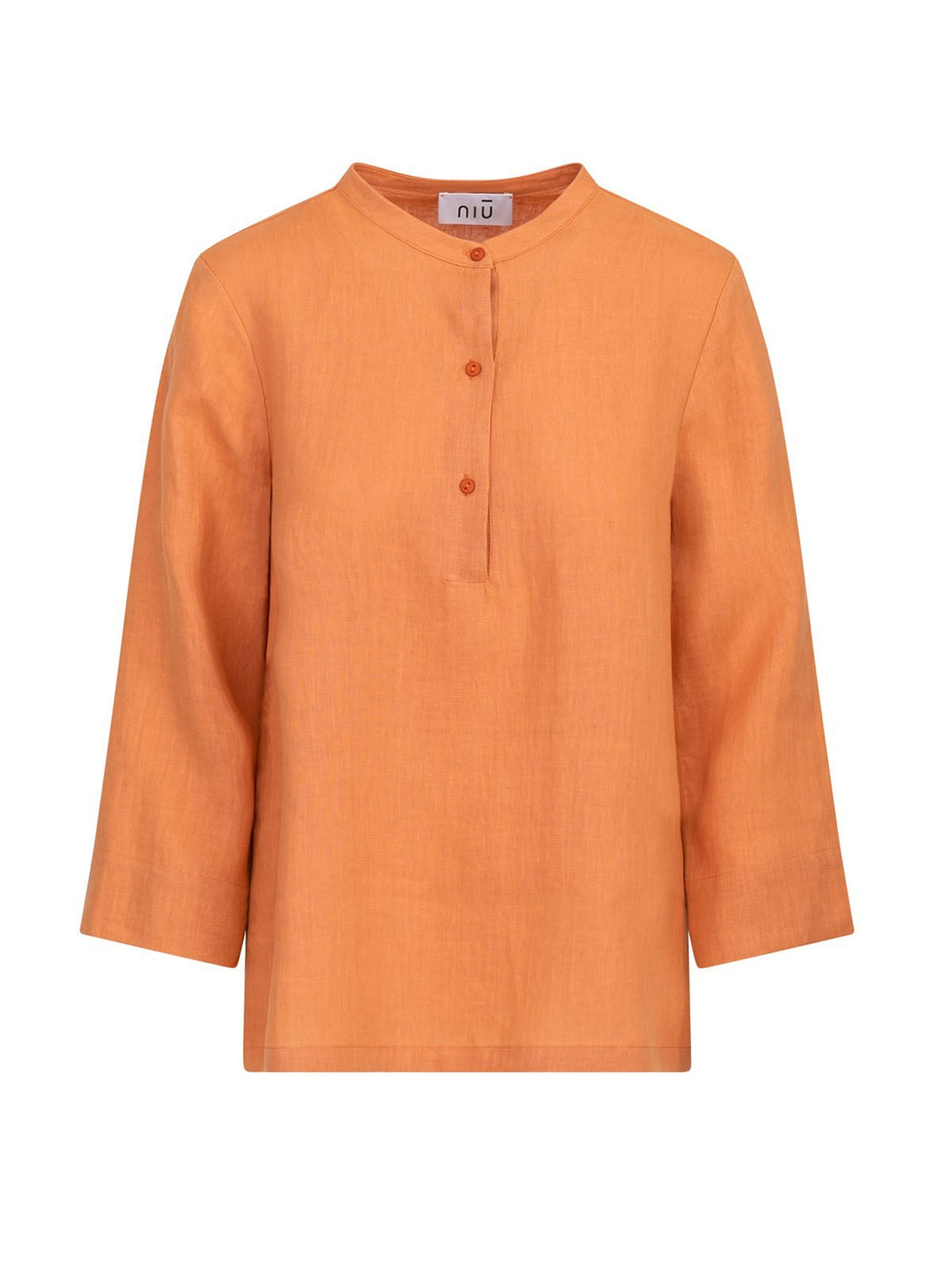 Bluse e camicie Donna Niù - Camicia Coreana - Arancione