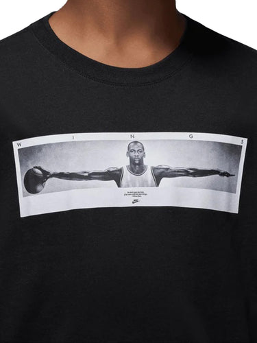 T-shirt Ragazzo Jordan - T-Shirt Jordan Wings - Nero