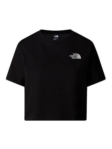 T-shirt Donna The North Face - W's Simple Dome Cropped Slim Tee - Nero