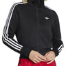 Felpe senza cappuccio Donna Adidas - Felpa Classic Zip Firebird - Nero