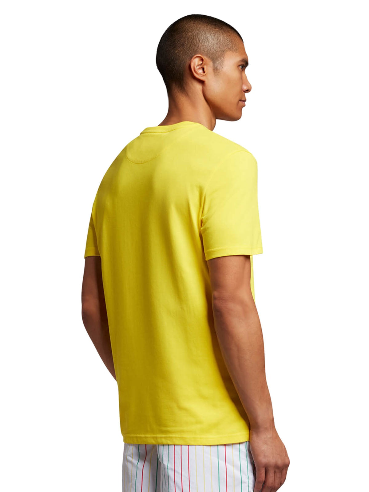 T-shirt Uomo Lyle & Scott - Organic Cotton Plain T-Shirt - Giallo