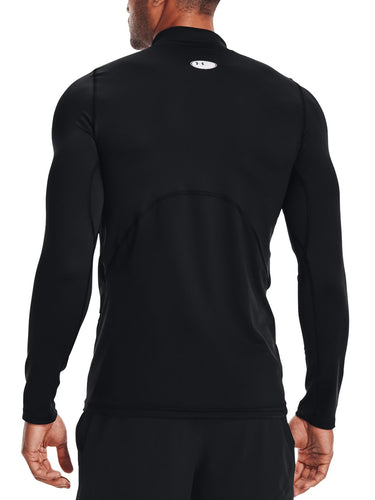 Maglie Uomo Under Armour - Maglia Mock Coldgear Fitted - Nero