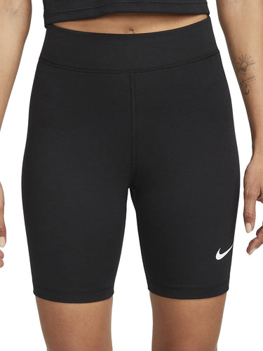 Bermuda Donna Nike - Sportswear Classics Shorts Modello Ciclista - Nero