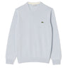 Maglioni Uomo Lacoste - Pullover Con Collo Rotondo In Cotone Biologico - Celeste