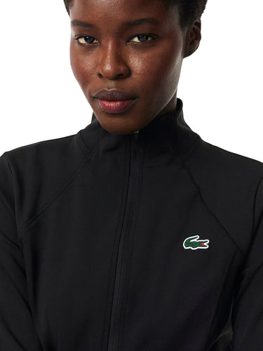 Felpe senza cappuccio Donna Lacoste - Giacca Midlayer Sportiva - Nero