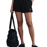 Pantaloncini Donna Nike - Shorts A Vita Media Chill Terry - Nero