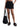 Pantaloncini Donna Nike - Shorts A Vita Media Chill Terry - Nero
