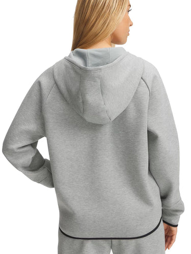 Felpe Donna Under Armour - Maglia Ua Unstoppable Fleece Full-Zip - Grigio