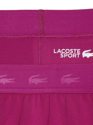 Gonne Donna Lacoste - Gonna Ultra Dry In Pique' Elasticizzato - Fucsia