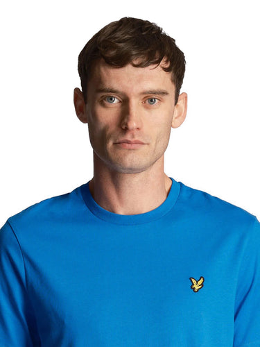 T-shirt Uomo Lyle & Scott - Plain T-Shirt - Blu