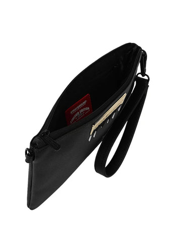Borse a mano Unisex Sprayground - Pochette Con Tracolla Gold Brick Luxe - Nero