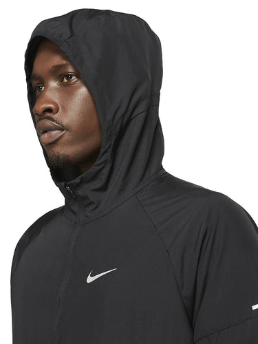 Giacche Uomo Nike - Giacca Da Running Nike Miler - Nero