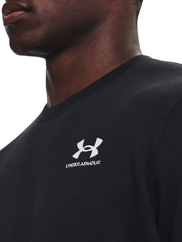 Felpe Uomo Under Armour - Felpa Ua Icon Fleece Crew - Nero