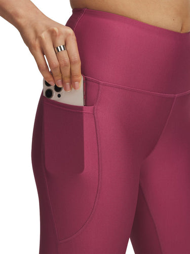 Pantaloni Donna Under Armour - Leggings Heatgear® No-Slip Waistband Ankle - Fucsia